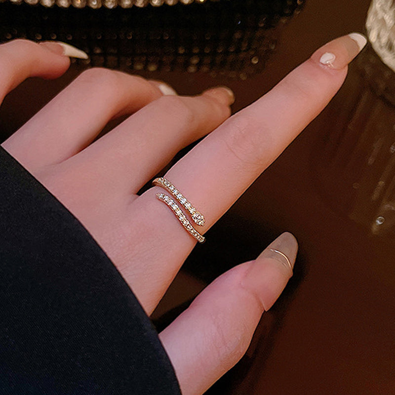 Gold Ava Open Ring