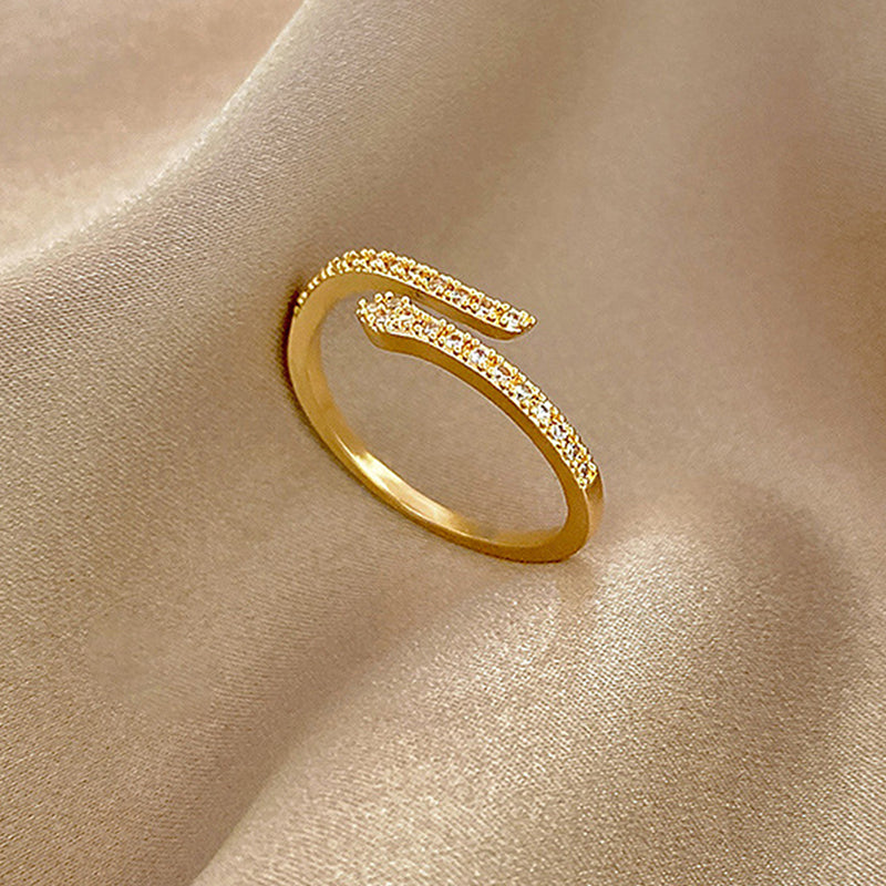 Gold Ava Open Ring