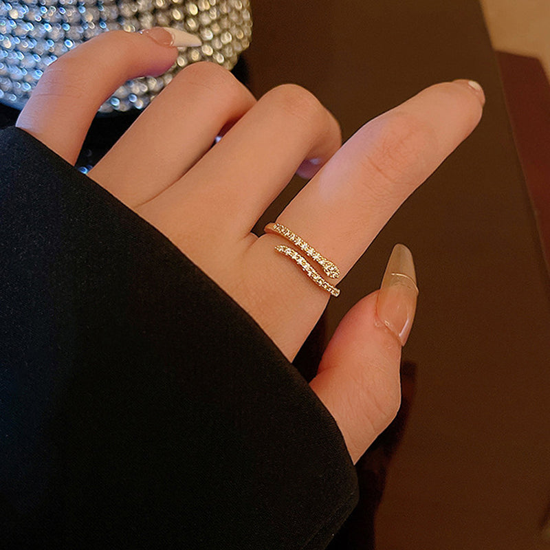 Gold Ava Open Ring