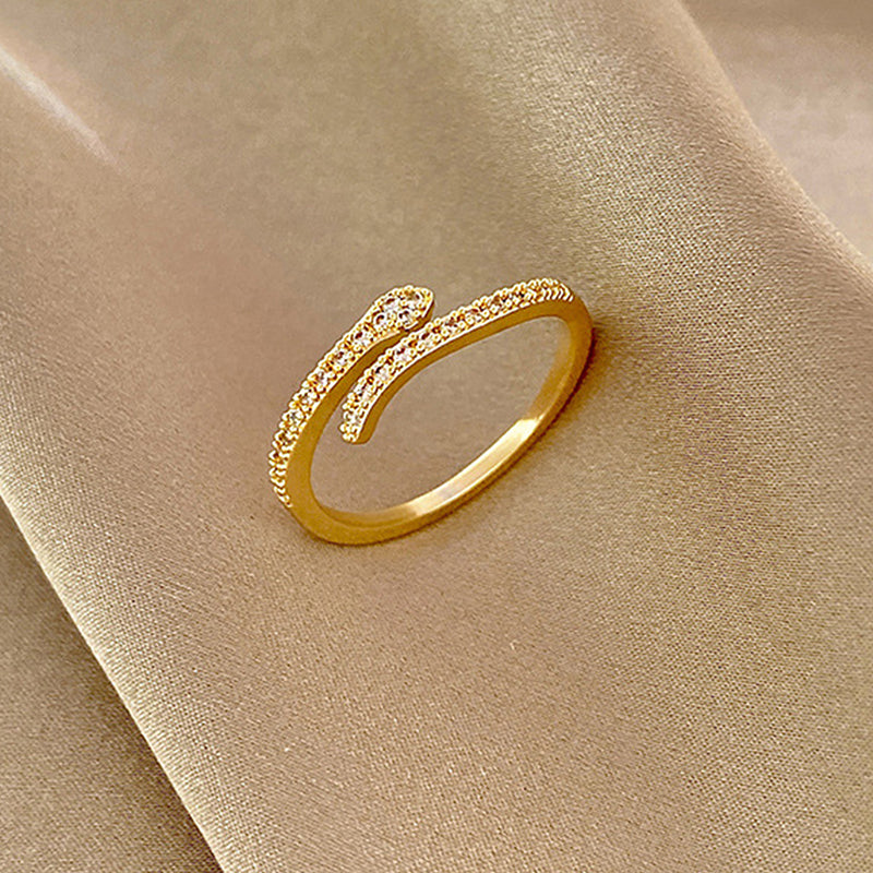 Gold Ava Open Ring